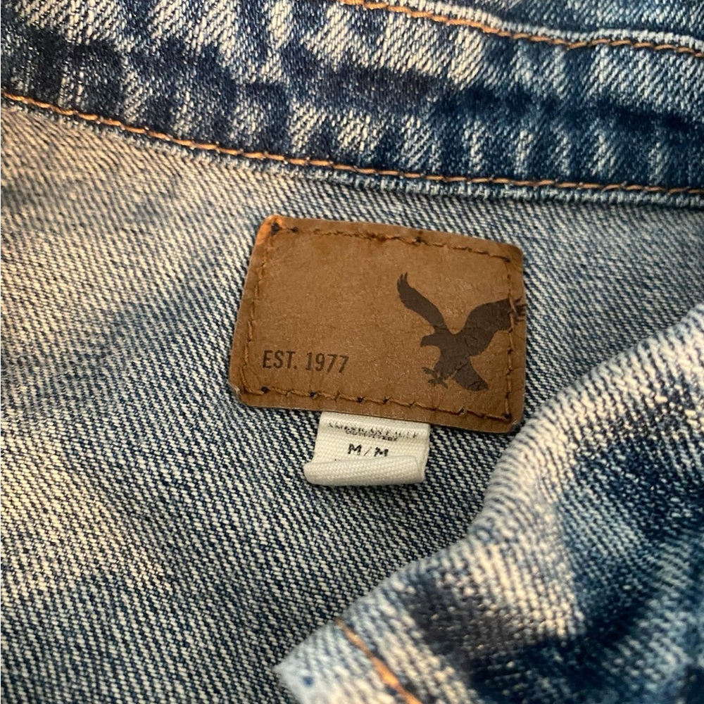 American Eagle Outfitters Blue Denim Vest - Picture 6 of 11